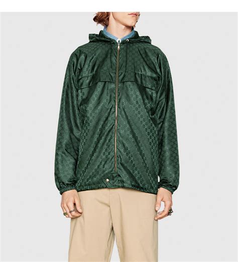 gucci windbreaker jacket replica|gucci jacquard puffer jacket.